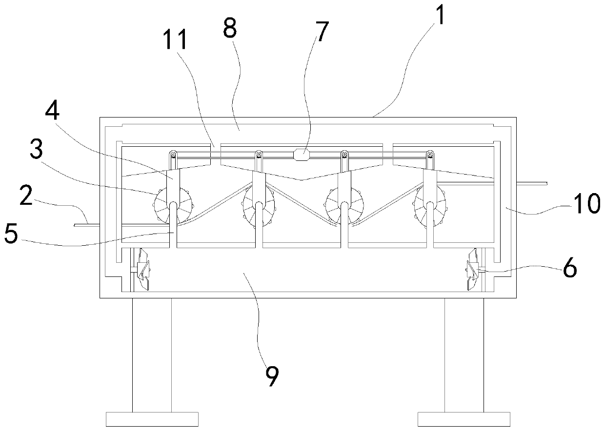 Automatic efficient textile product drying device