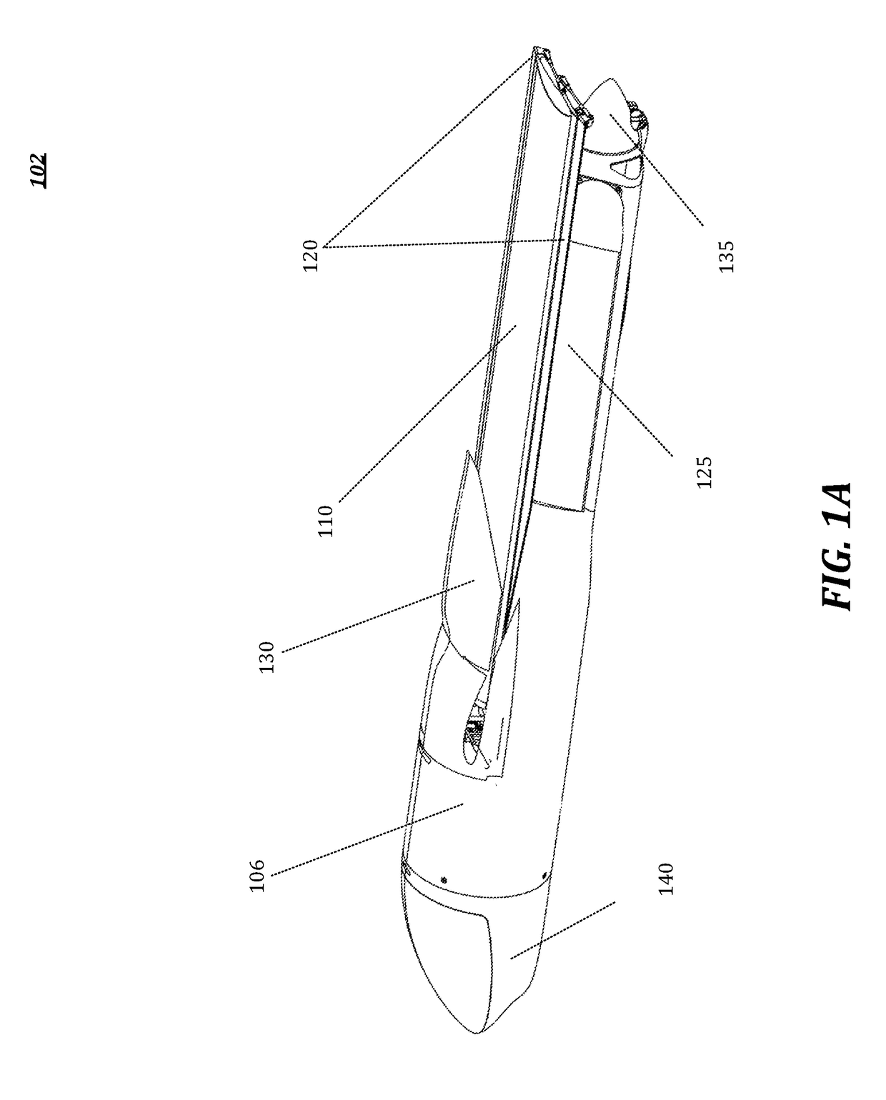 Foldable propeller blade with locking mechanism