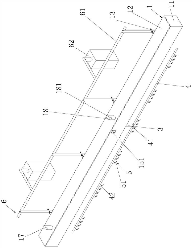 Oil-water spraying device of rubber-tyred road roller and rubber-tyred road roller