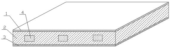 Method for producing novel environment-friendly wood-plastic floor