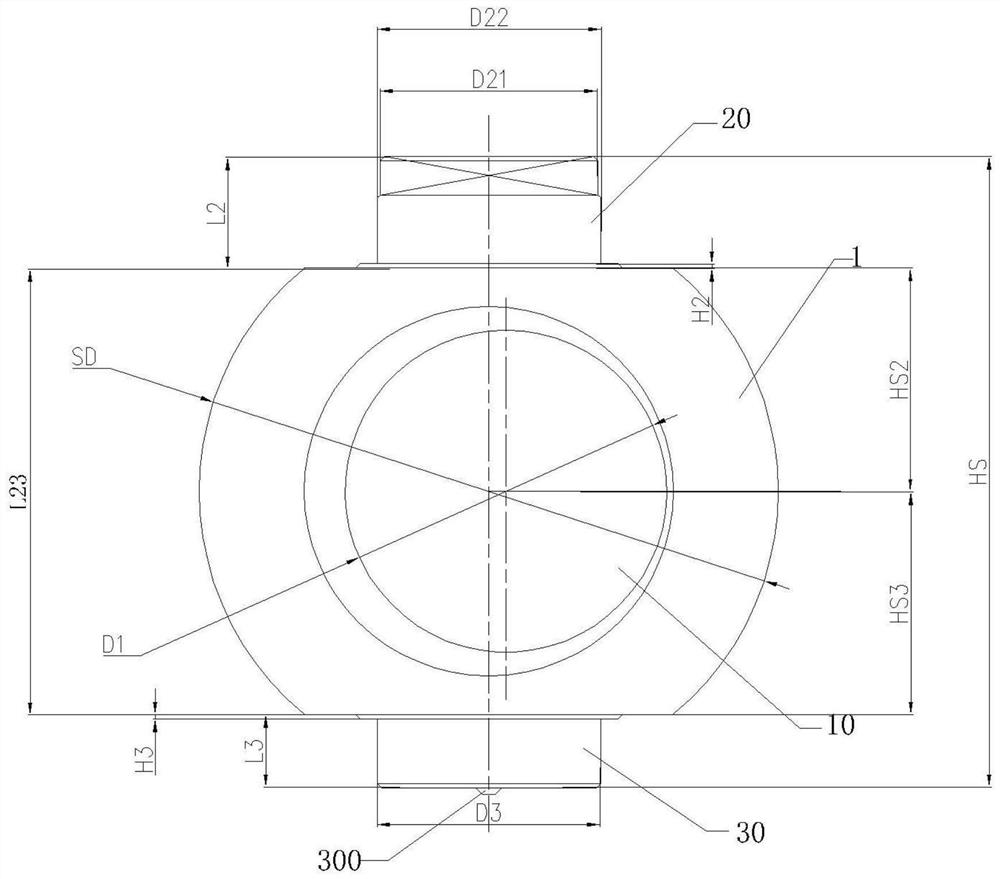 A processing method for the ball body of a hard-sealed double eccentric ball valve