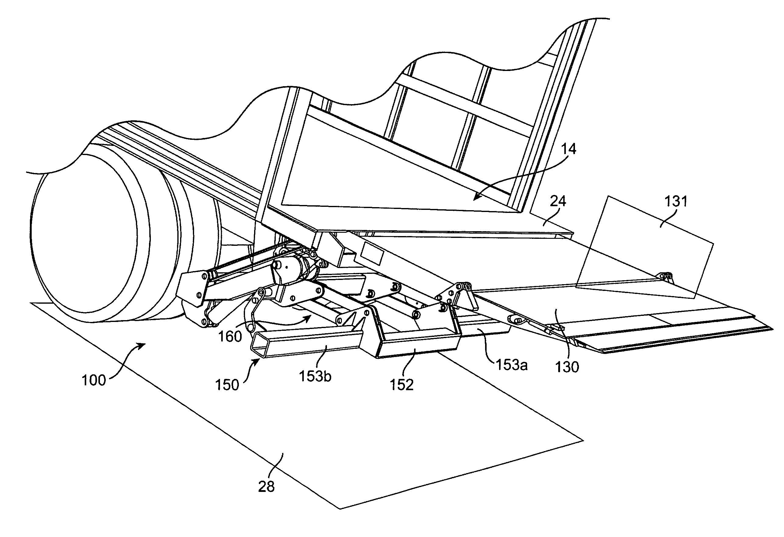 Lift and moveable underride