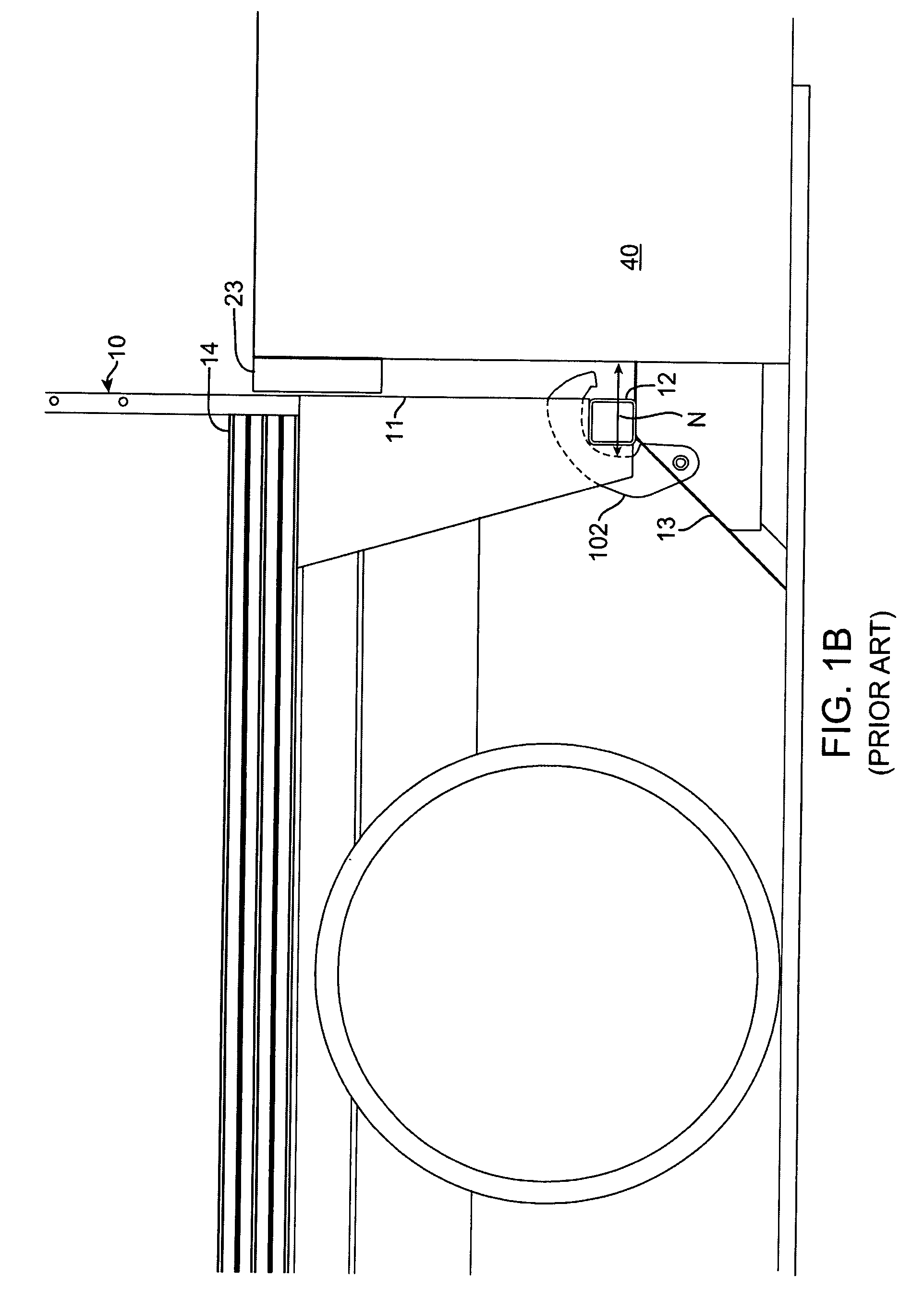 Lift and moveable underride