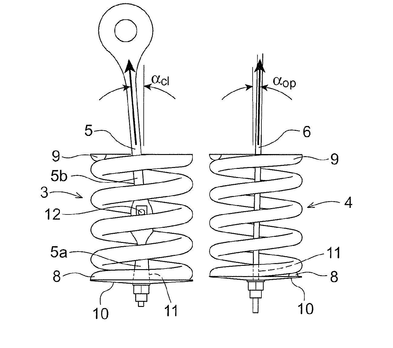 Spring arrangement for spring drive unit and spring drive unit comprising spring arrangement