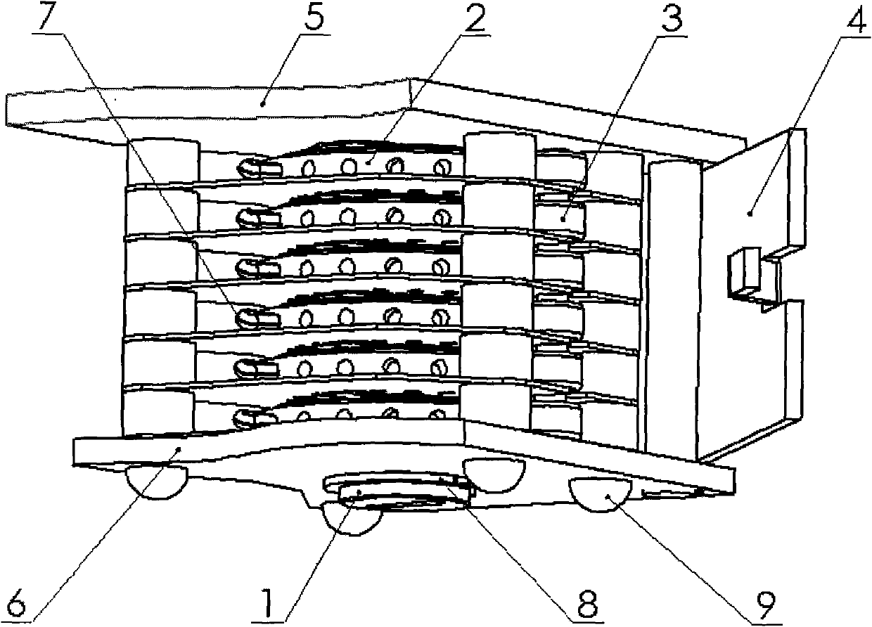 Steel ball password lock core of plug-in inner overlapping digital disk