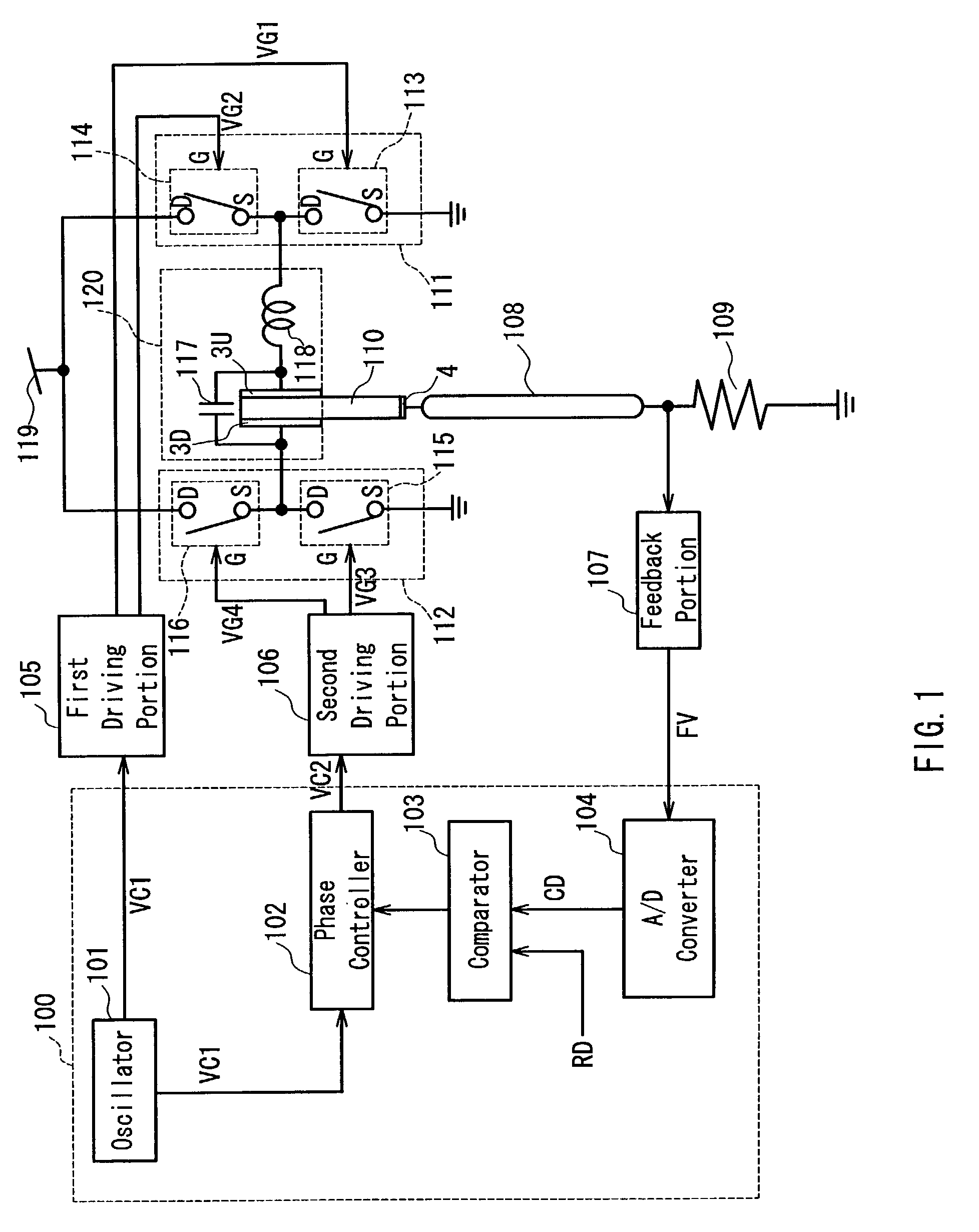 Driving circuit and driving method for piezoelectric transformer, backlight apparatus, liquid crystal display apparatus, liquid crystal monitor, and liquid crystal TV