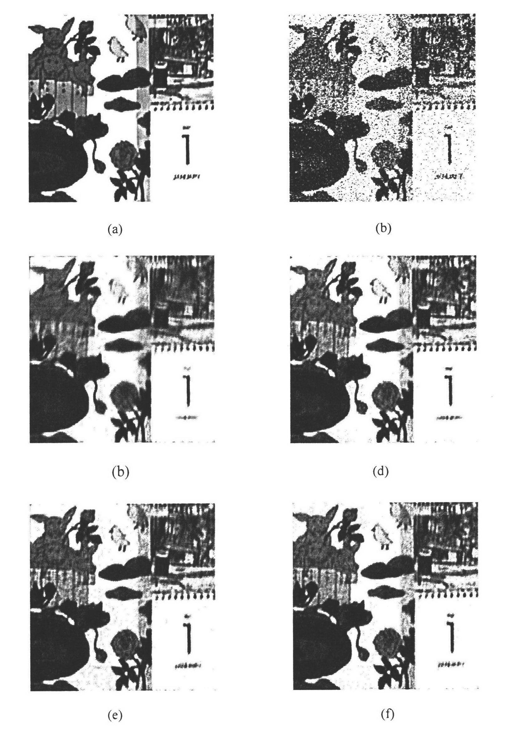 Method for denoising video based on surfacelet conversion characteristic