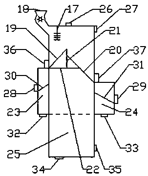 Domestic garbage density method sorting technology and device