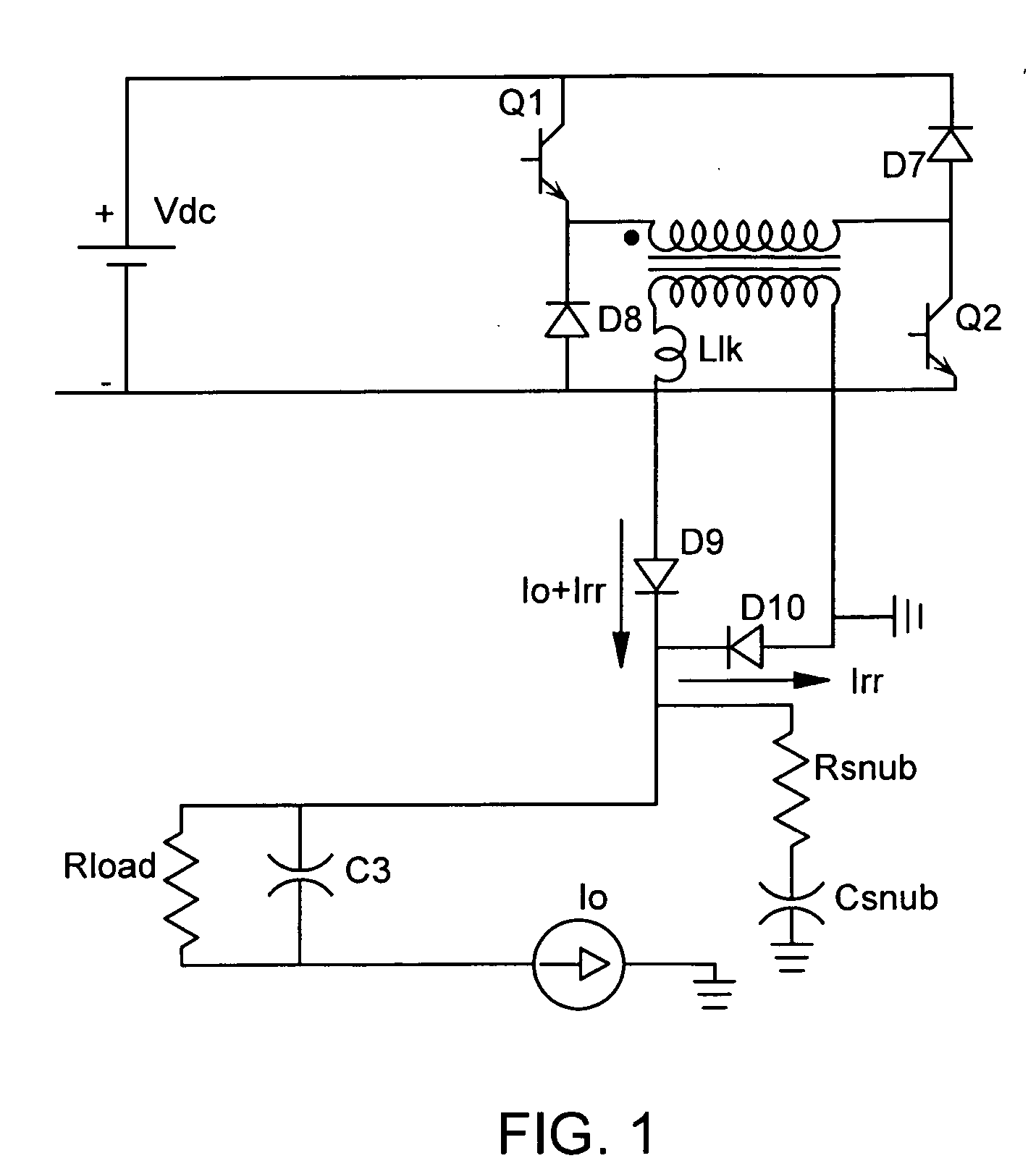 Reduced rating output rectifier snubber for plasma cutting power supply