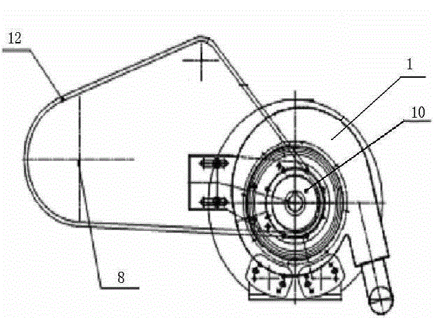 Device for plateau oxygen-enrichment axillary combustion of engine