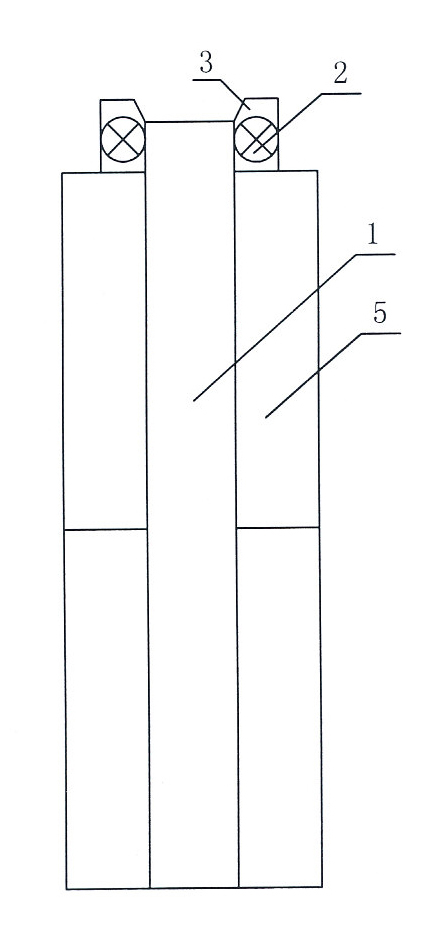 Amorphous magnetic core fixing and regulating device of new energy energy-storing inductor