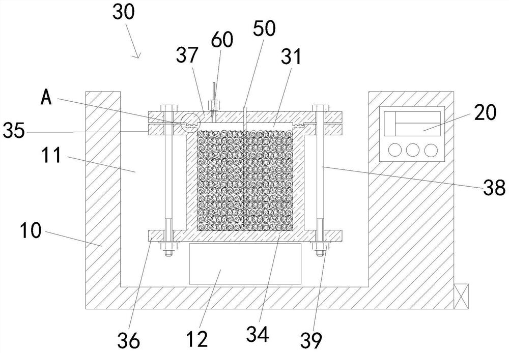 Metal hydride hydrogen absorption and desorption reactor capable of effectively improving heat conduction capability of reaction bed