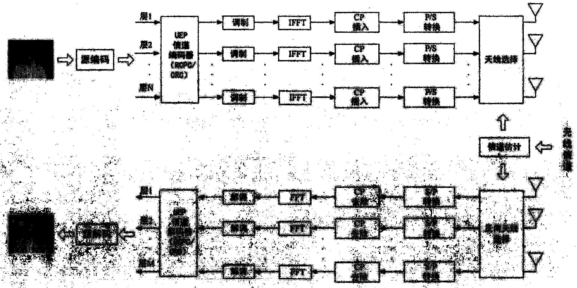 Scalable video transmission method for wideband long term evolution-advanced (LTE-A) system