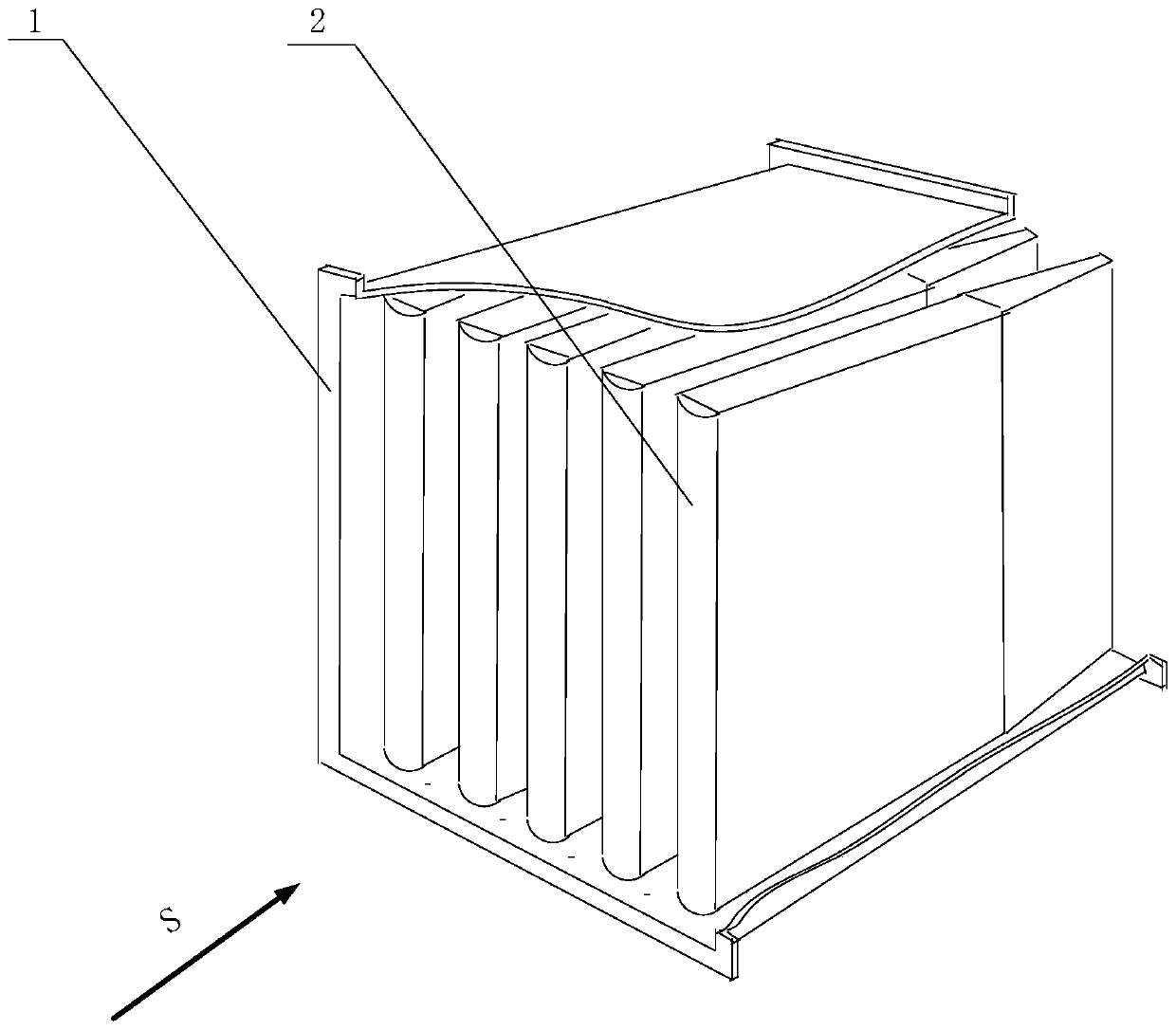 Sheet type silencer