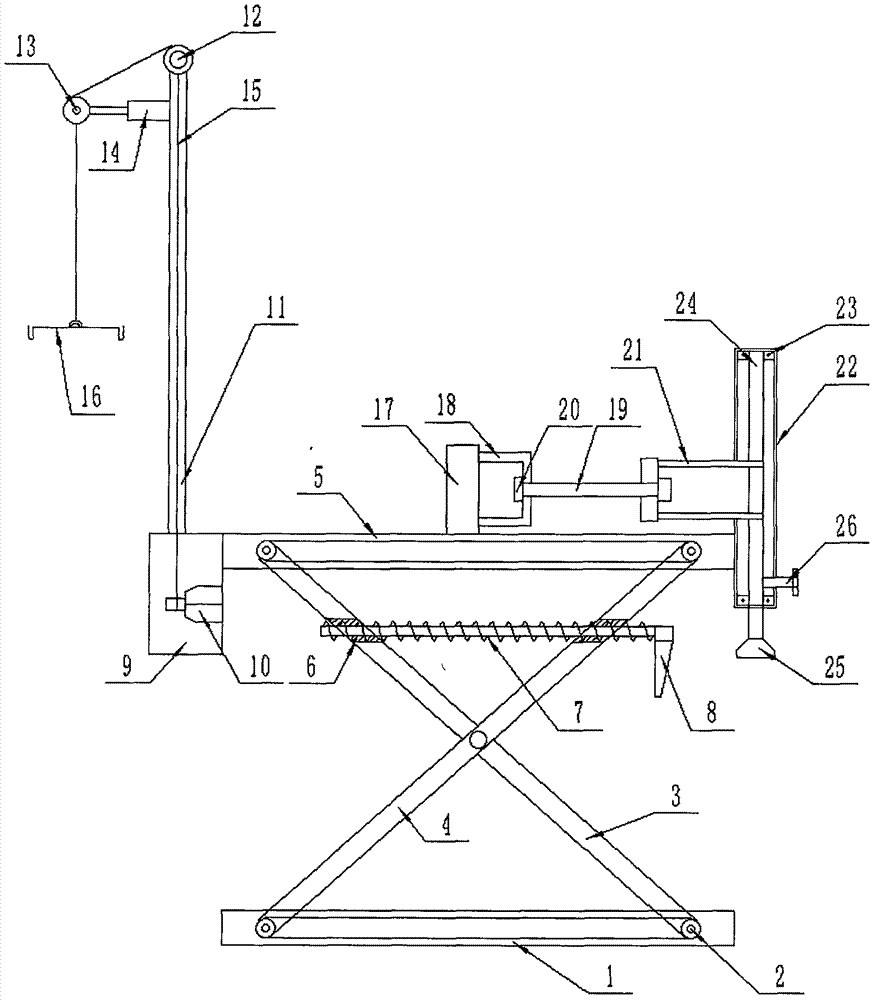 Drafting device special for department of orthopedics