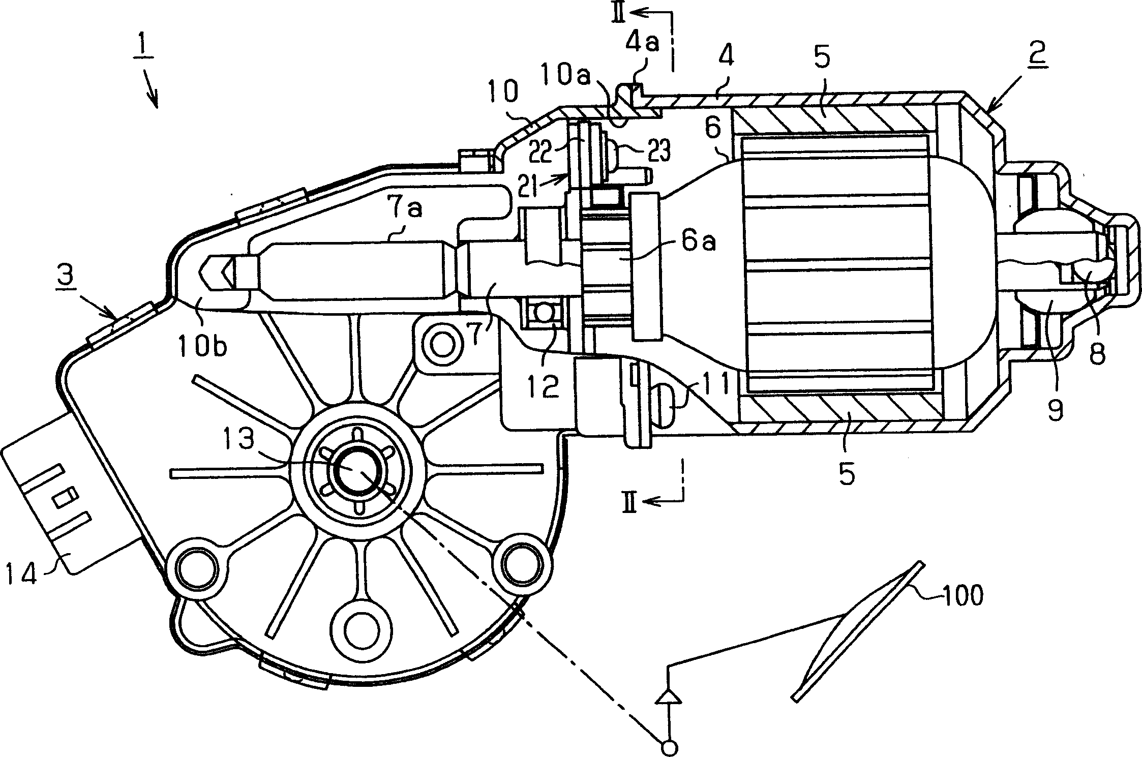 Brush holder device for dynamoelectric machine