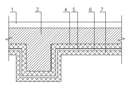 Sound-insulation structure for underground fan room of house