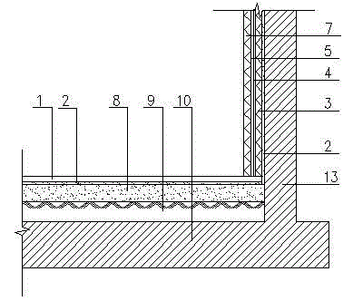 Sound-insulation structure for underground fan room of house