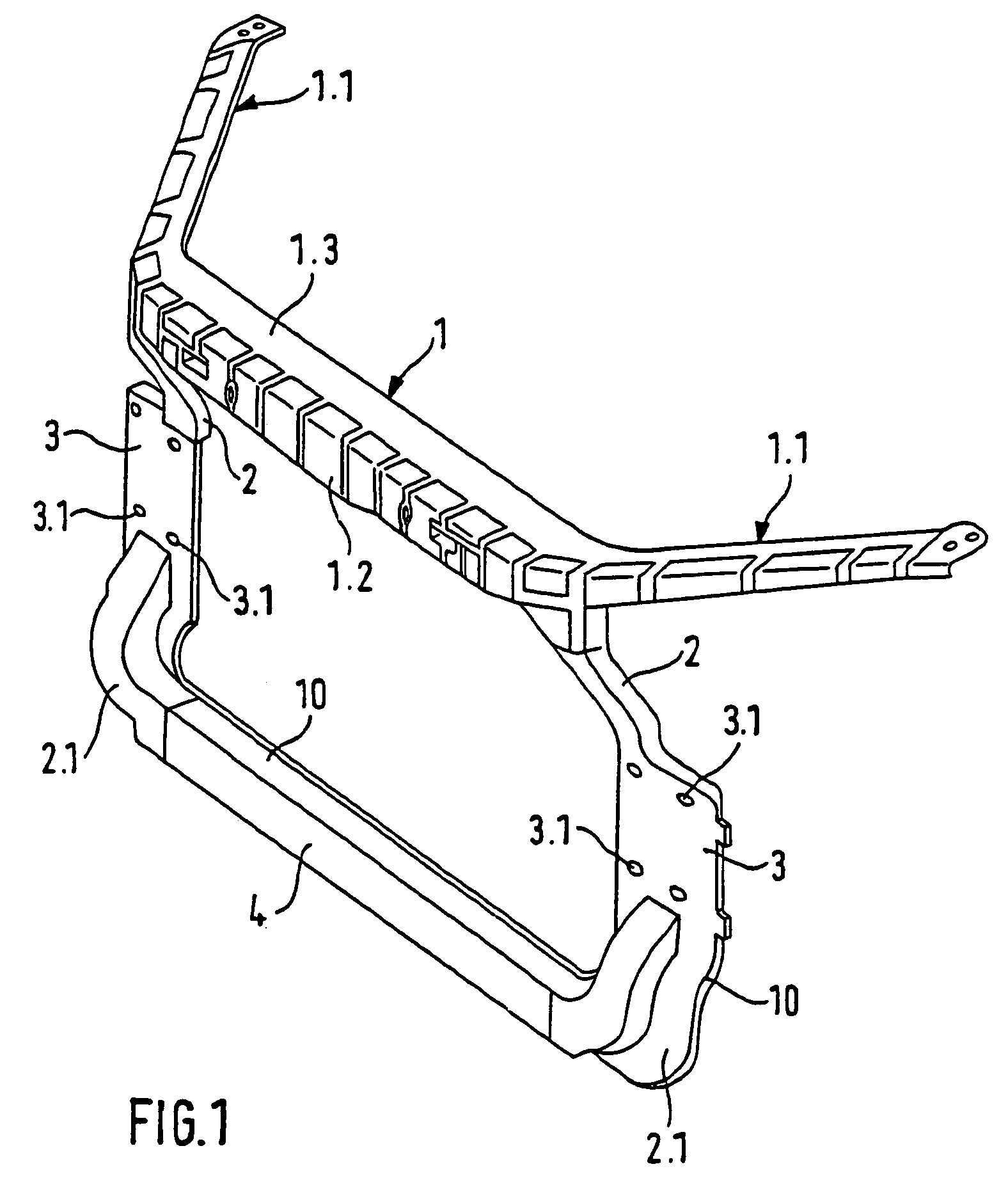 Hybrid-structure assembly support