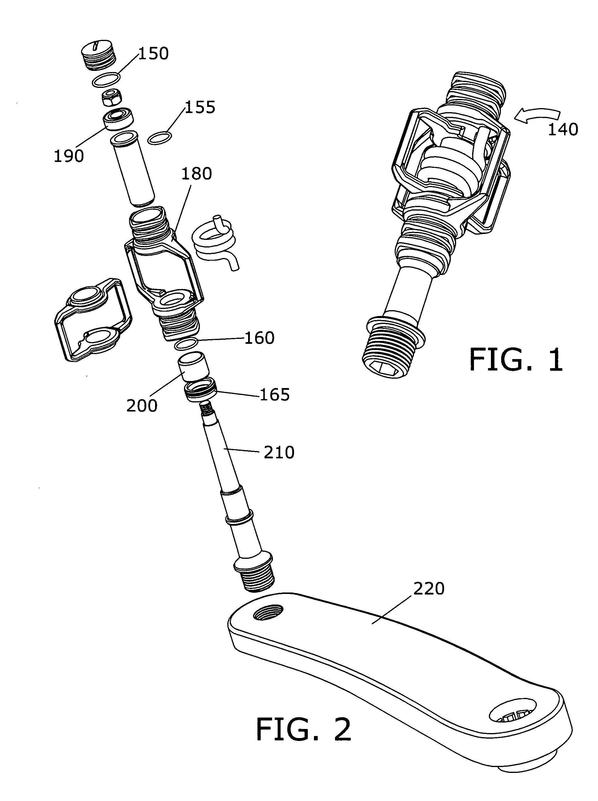 Bicycle pedal and crank apparatus