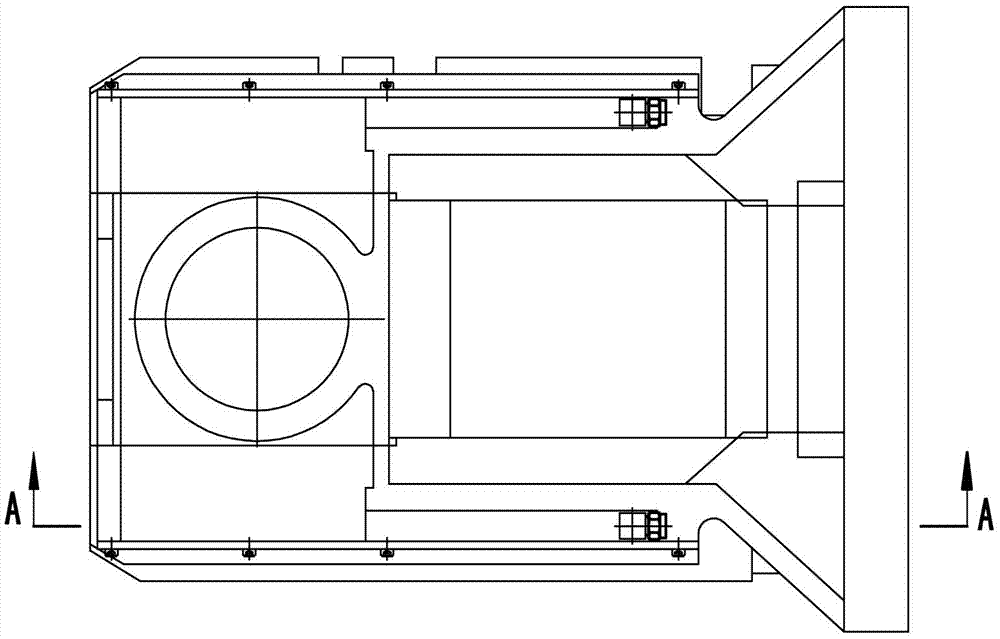 Machining center spindle box with internal circulation cooling system