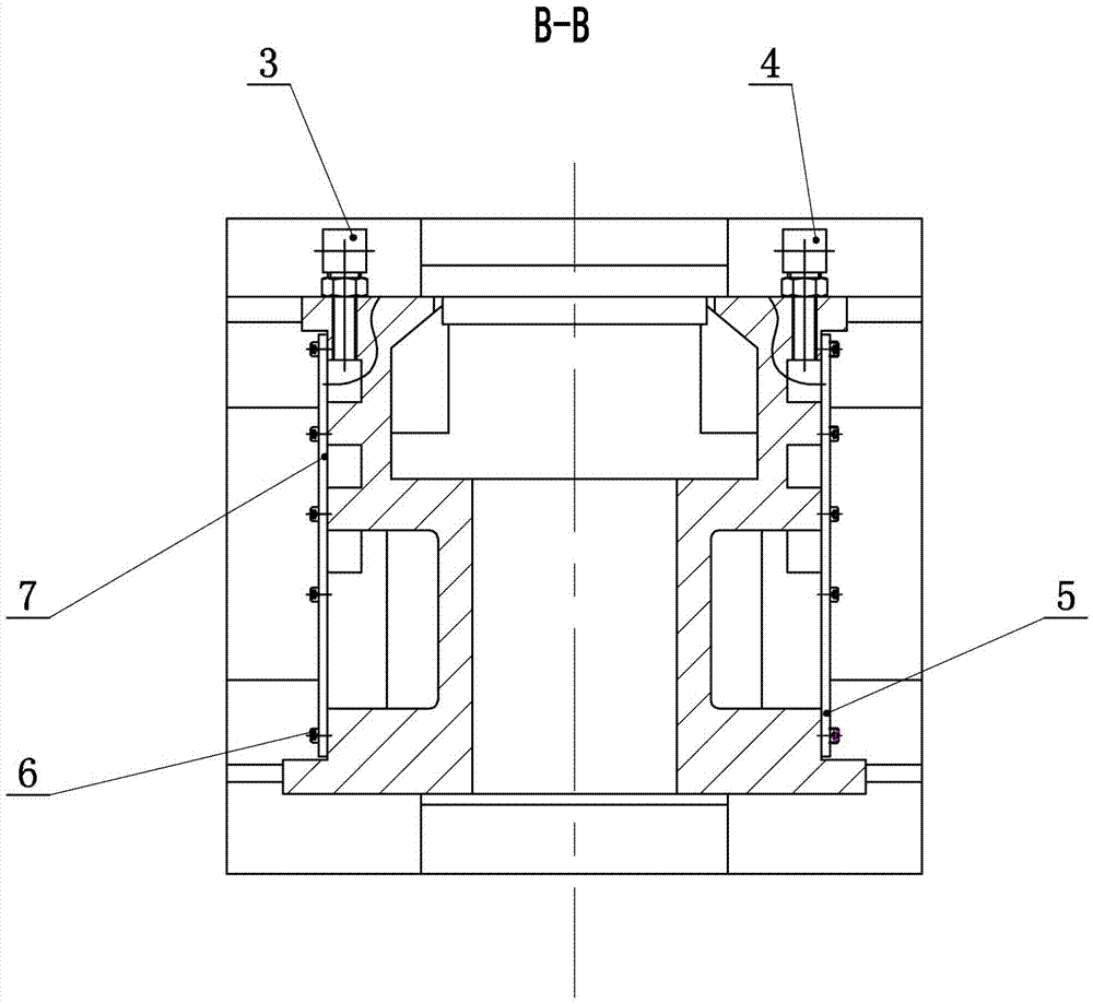 Machining center spindle box with internal circulation cooling system