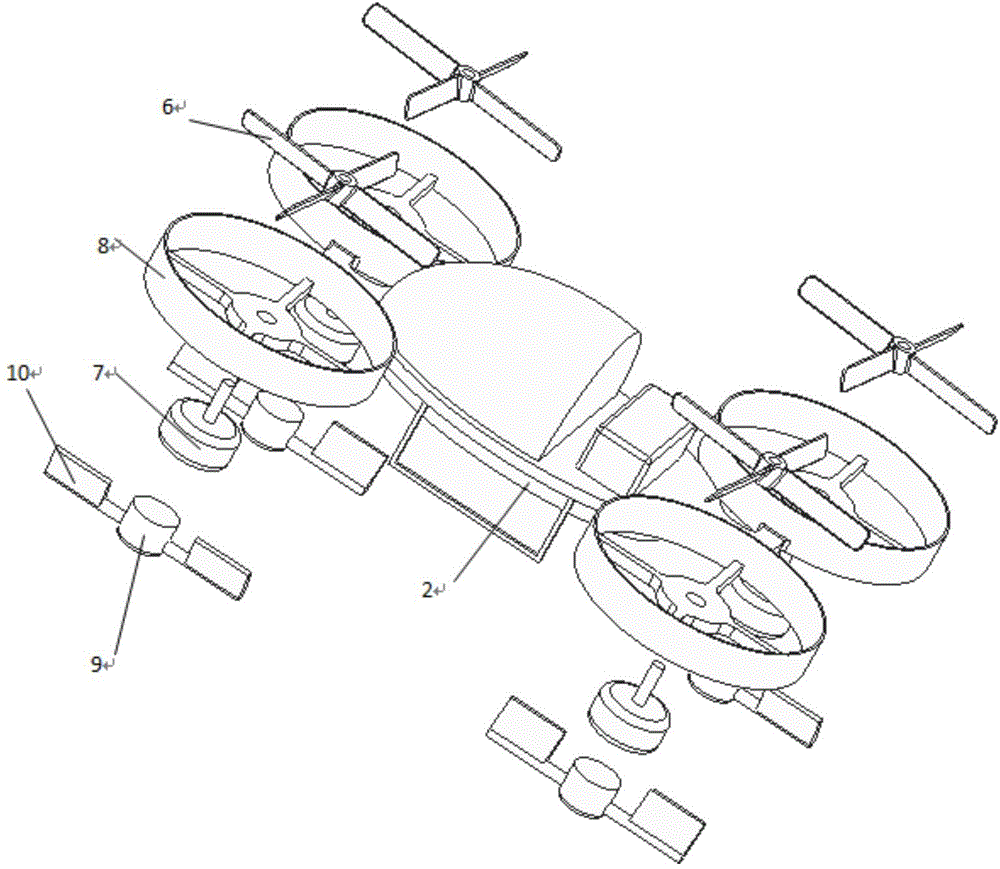 Multi-rotor aircraft driven by duct lift fans with diversion helms