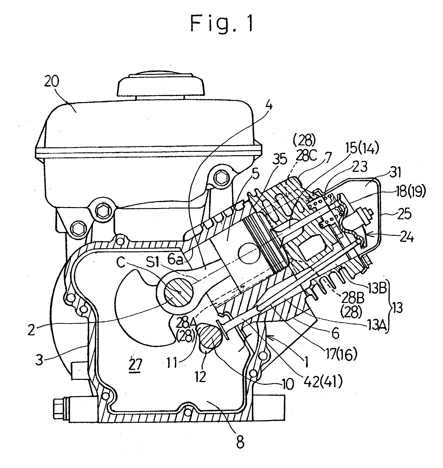 Breathing device for internal combustion engine