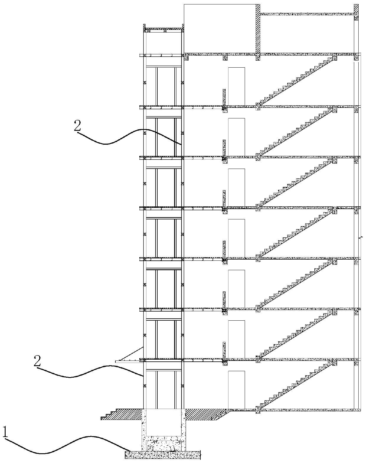 A Construction Method for Installing Elevators in Existing Multi-storey Residences