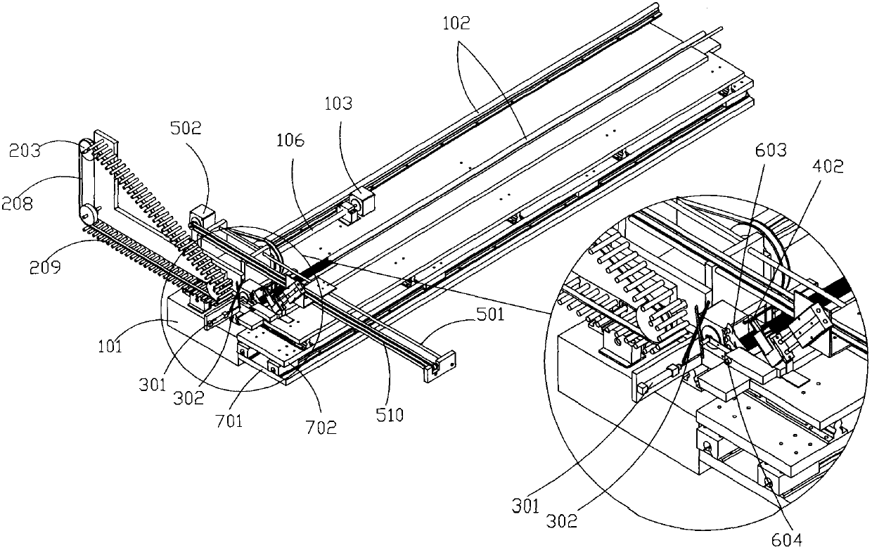 Automatic carpet thread-supplying machine