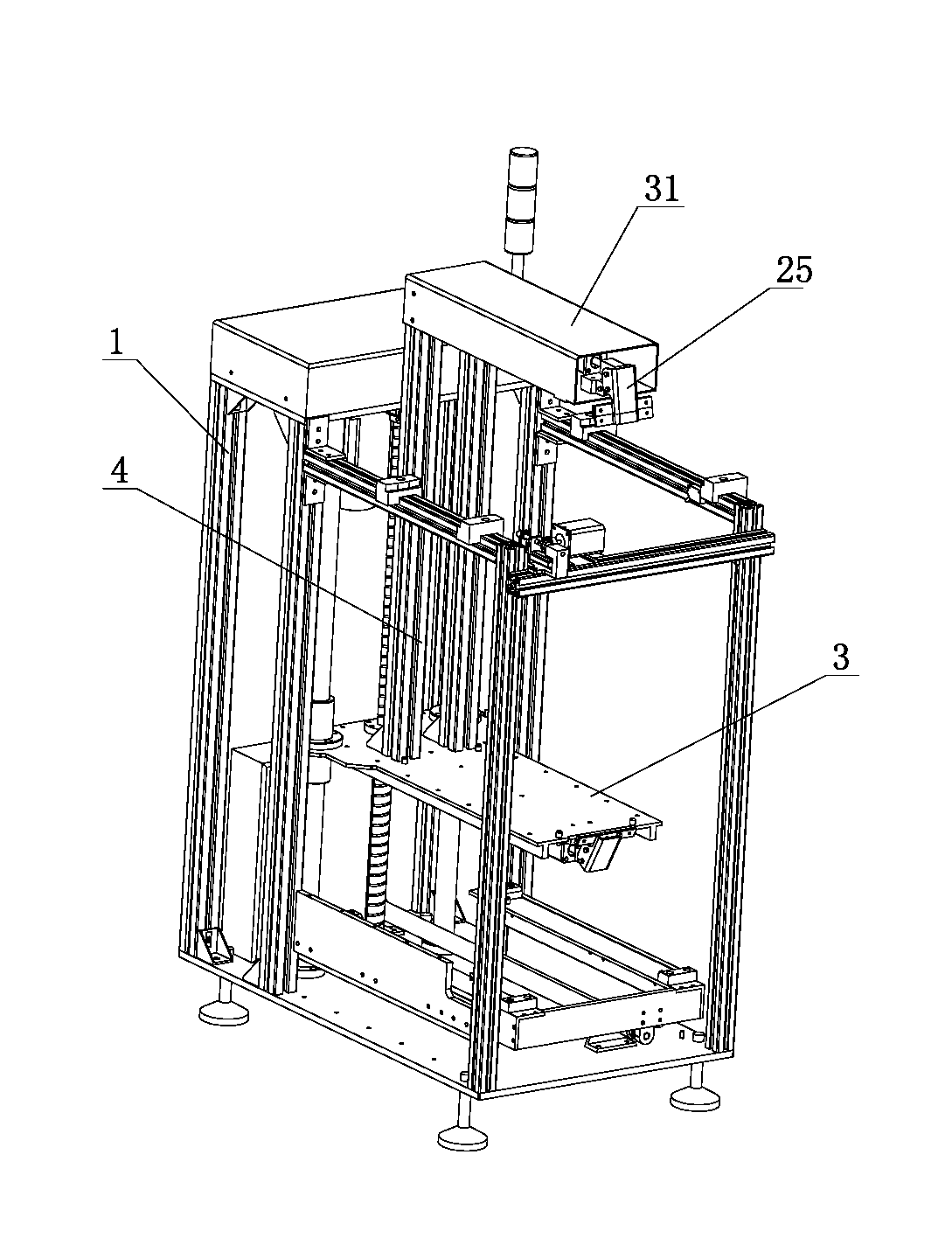 PCB (Printed Circuit Board) passing mechanism with board pick-up and placement function