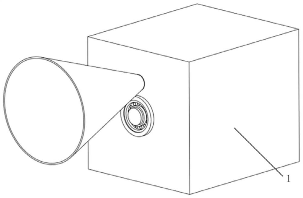 Whirling flute sound wave sounding device