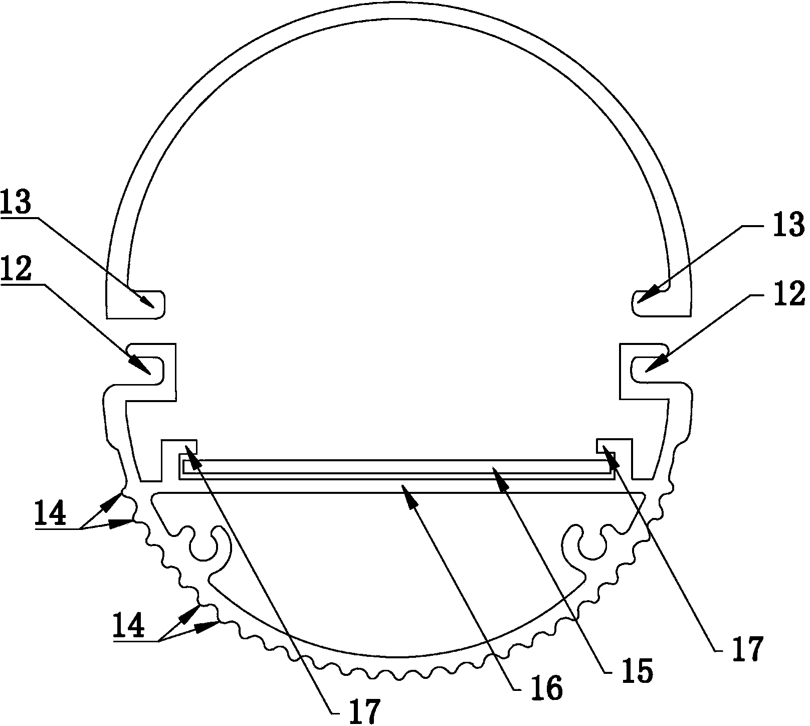 LED daylight lamp device capable of directly replacing fluorescent lamp