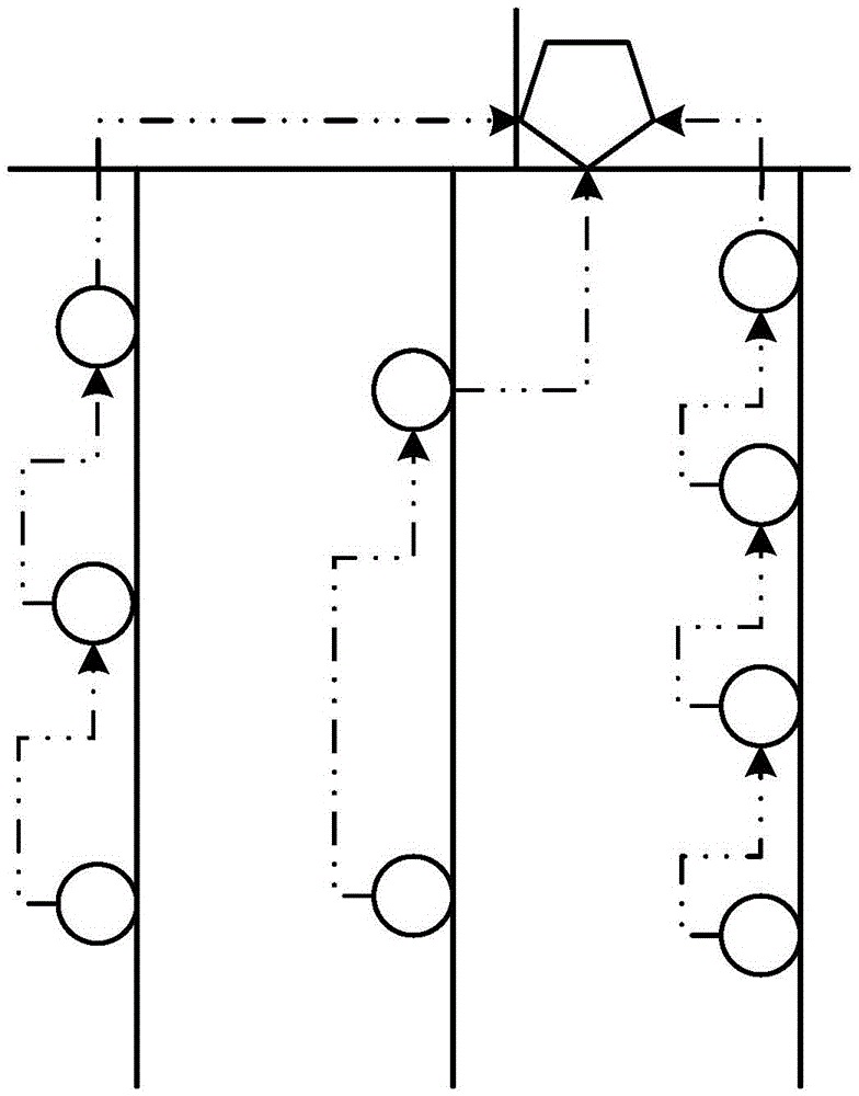 Distributed power supply voltage control method based on hybrid layered multi-agent system