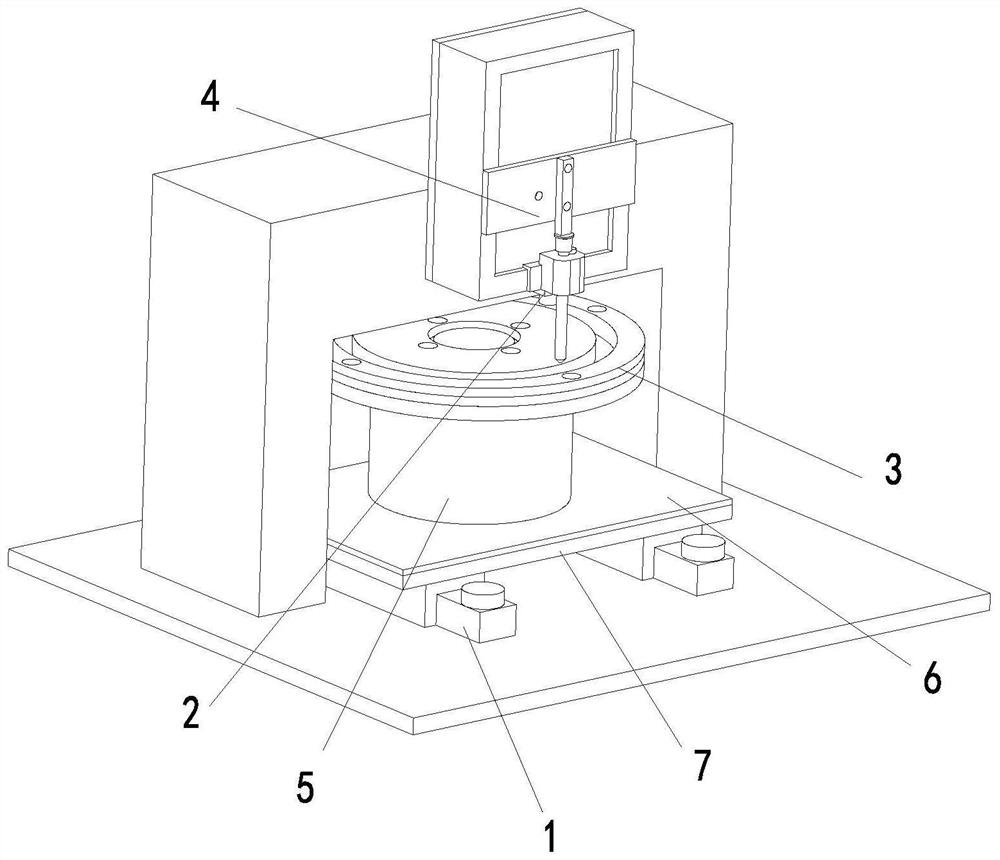 Automatic punching device and machining method for lyocell annular spinneret plate