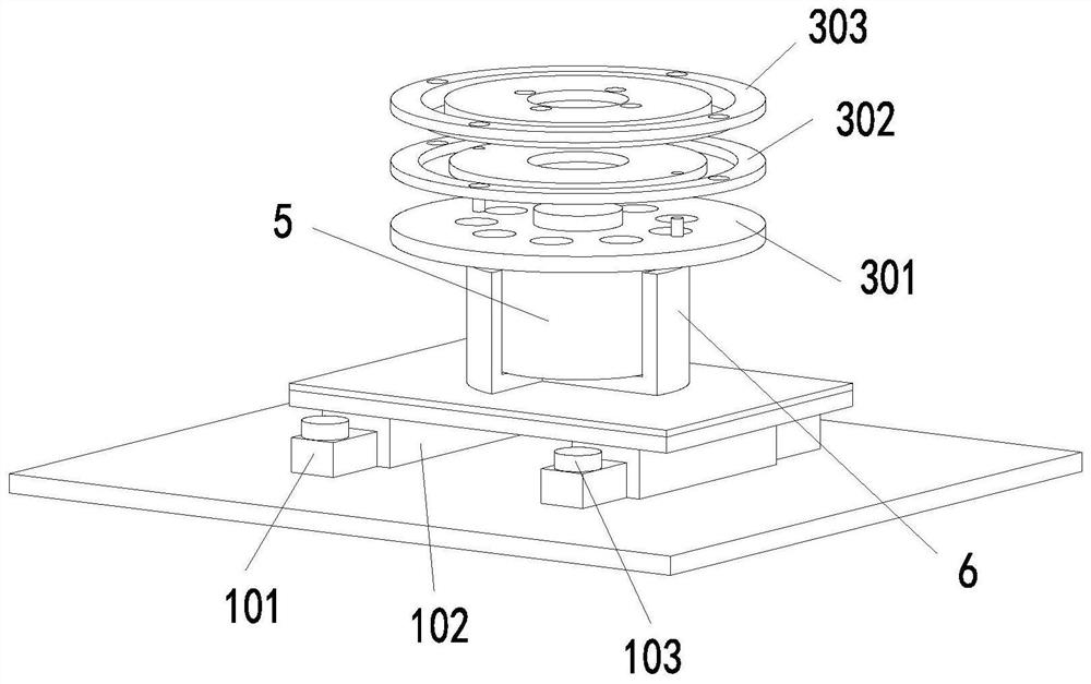 Automatic punching device and machining method for lyocell annular spinneret plate