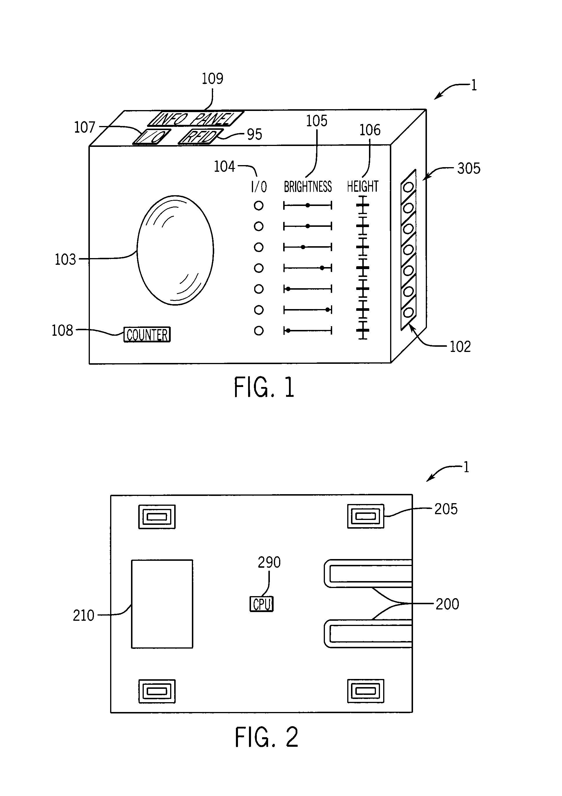 Hand held device with non-permanent LED line guides, bookmark, and hand support features