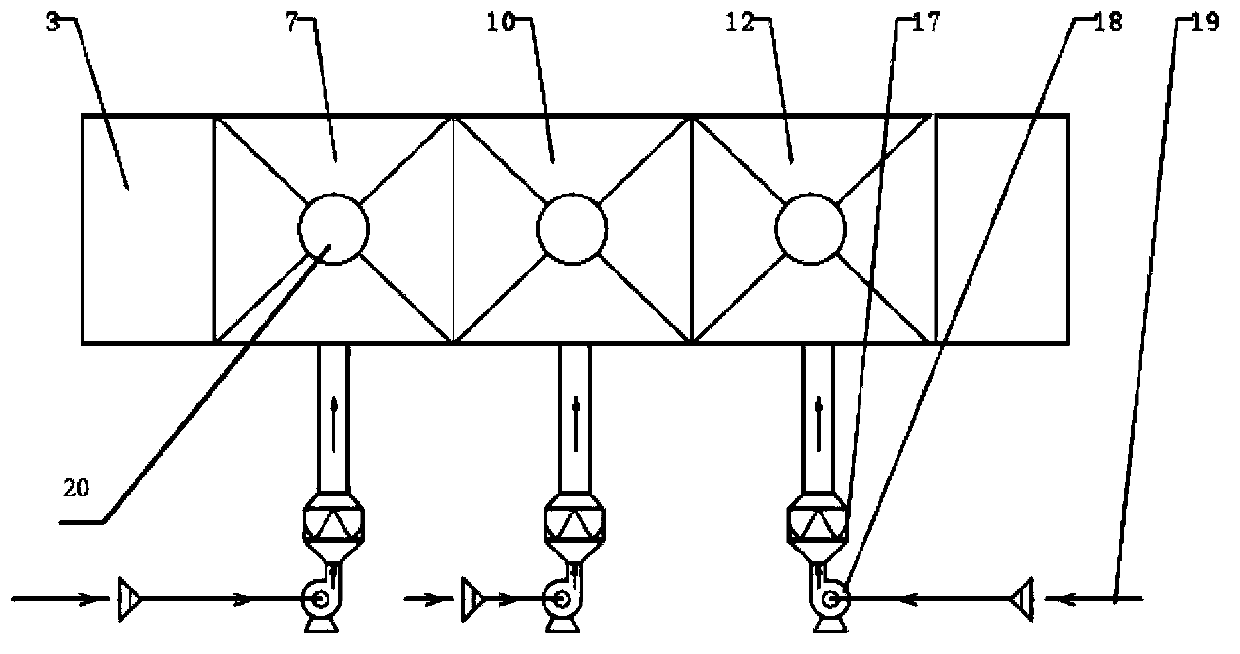 Multi-section intermittent microwave hot-air coupling drying equipment