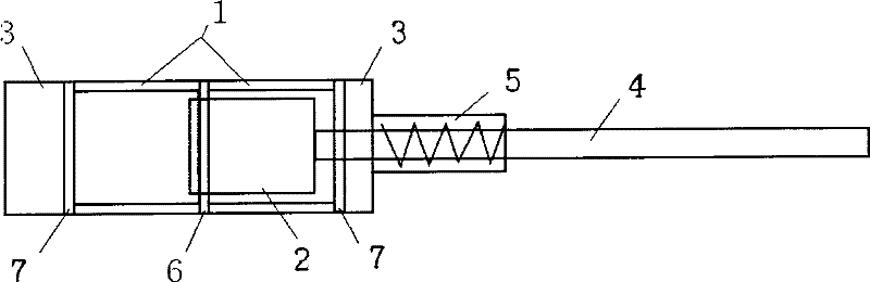 Differential-capacitive length sensor