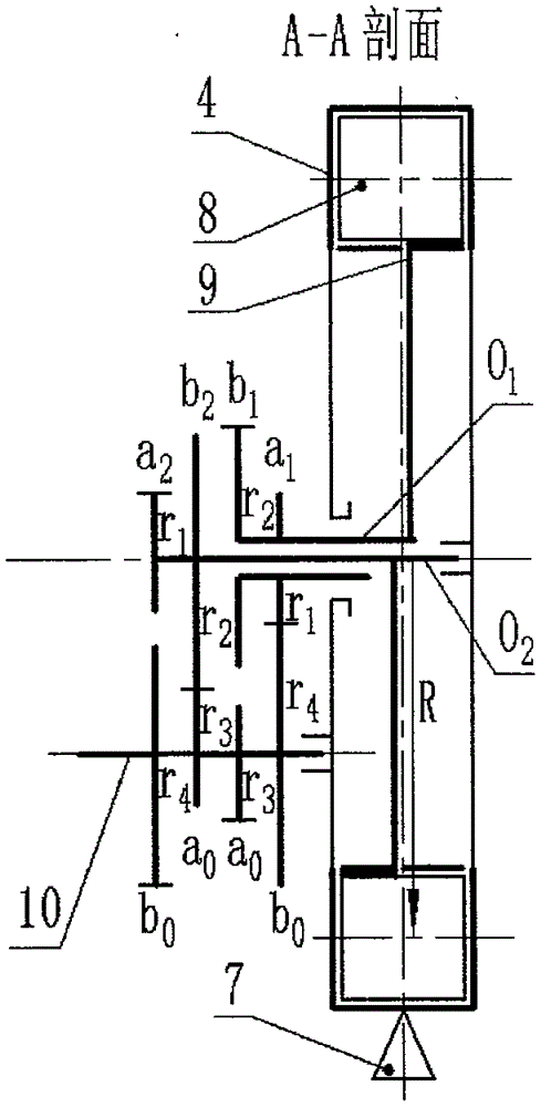 Mechanism for tooth profile modification force transformation