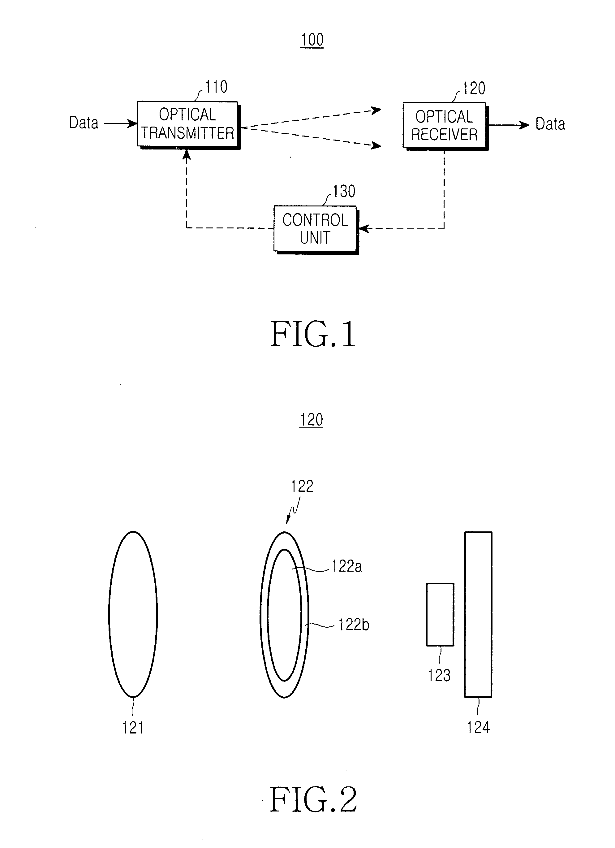 Optical receiver for visible light communication and light communication system using the same