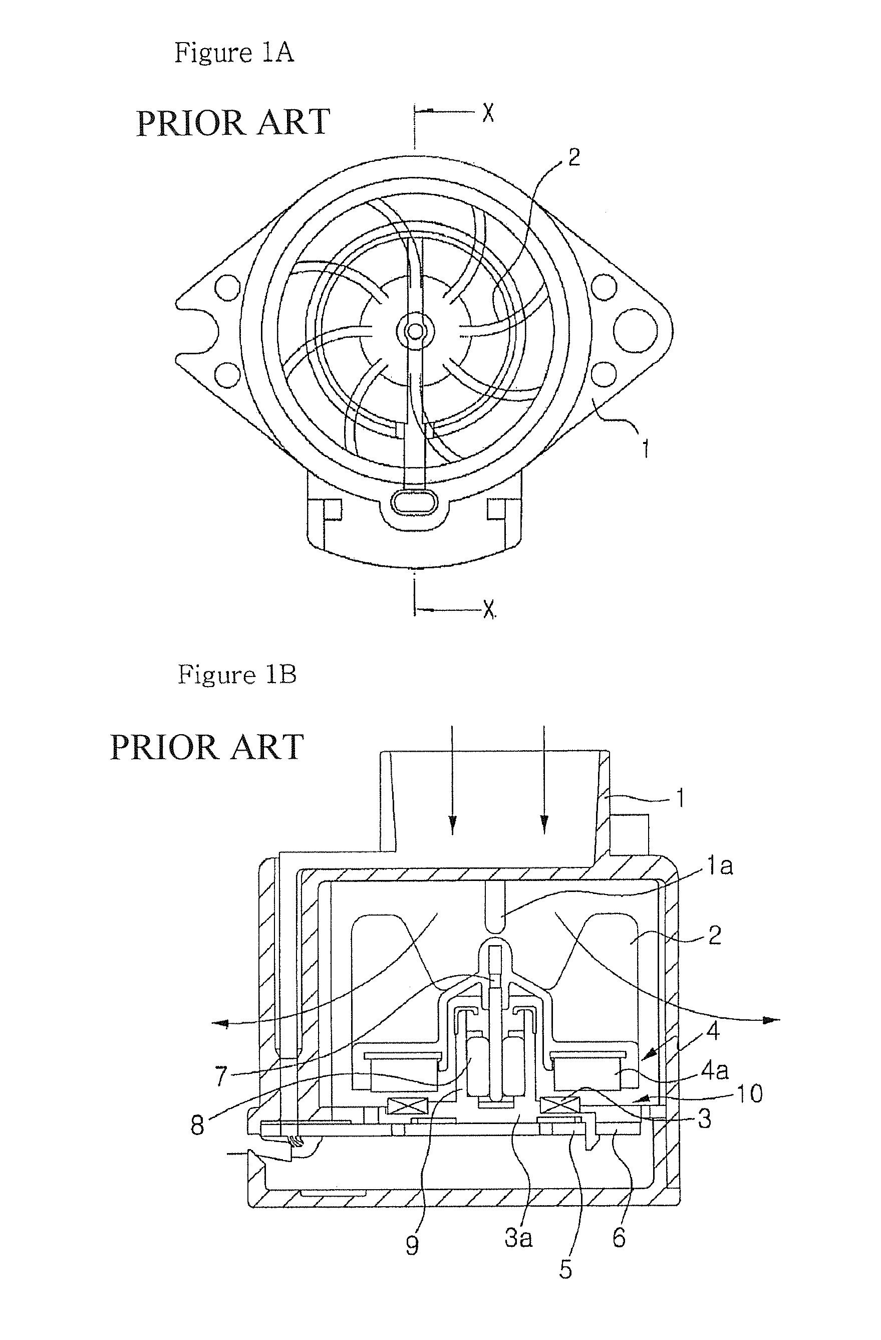 Stator foar aspiration motor, aspiration motor and in-car sensor using the same