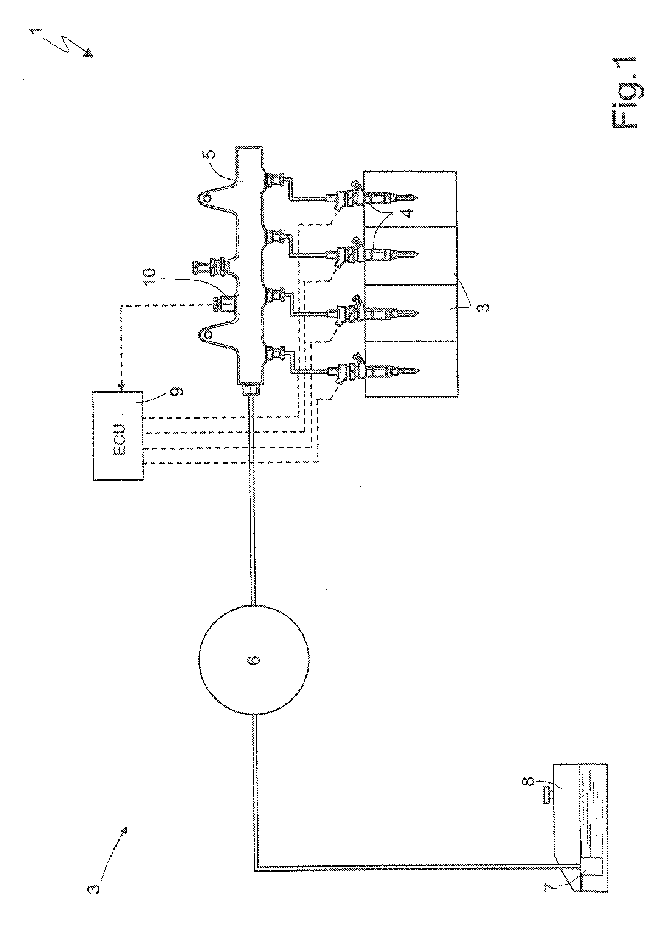 Method for refreshing the injection law of a fuel injector