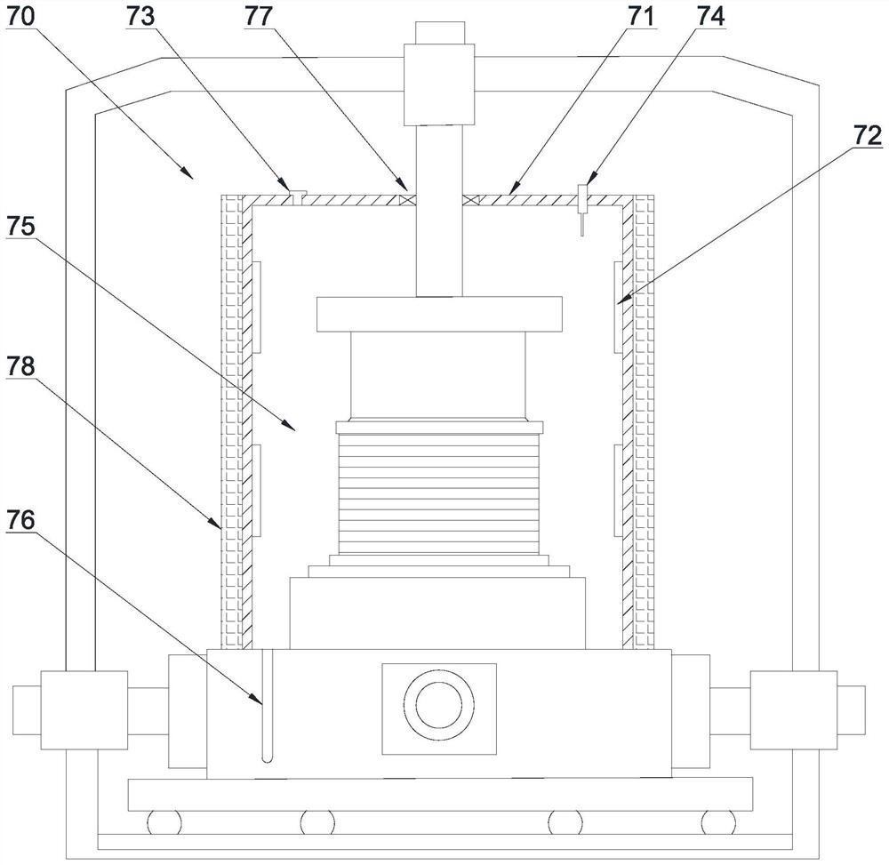 Soil body shearing device for moraine dynamic performance test