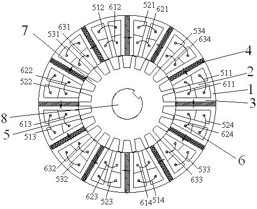 Redundant Half-tooth Flux Switching Motor