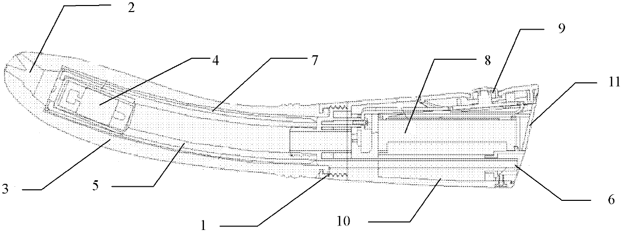 Guiding type ozone gynecological therapeutic apparatus