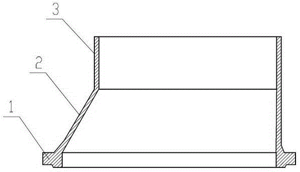 Eccentric disc insertion tapered pipe fitting and manufacture method thereof