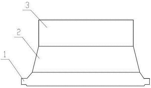 Eccentric disc insertion tapered pipe fitting and manufacture method thereof