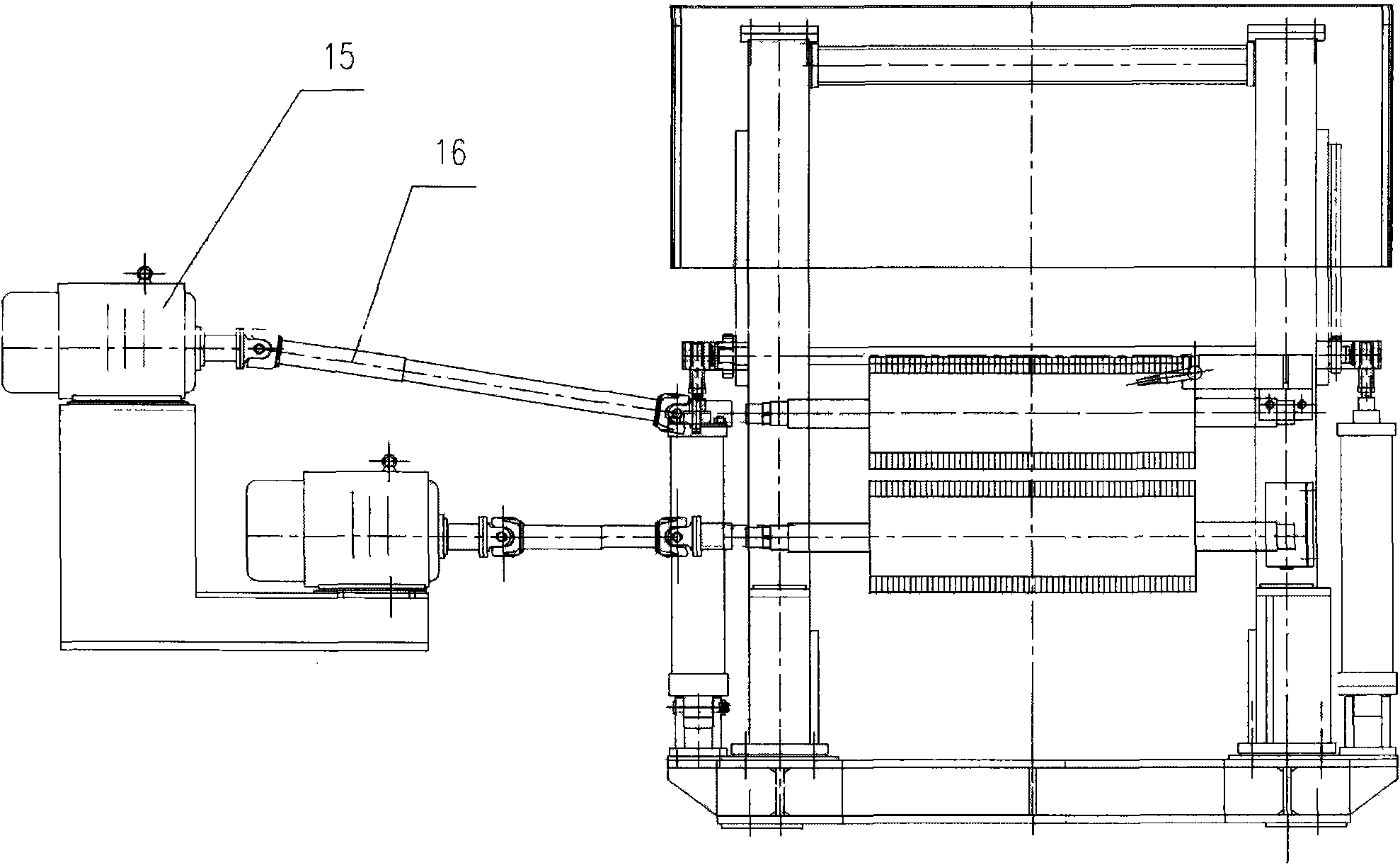 Method for designing equipment removing oxide skin on surface of slab band