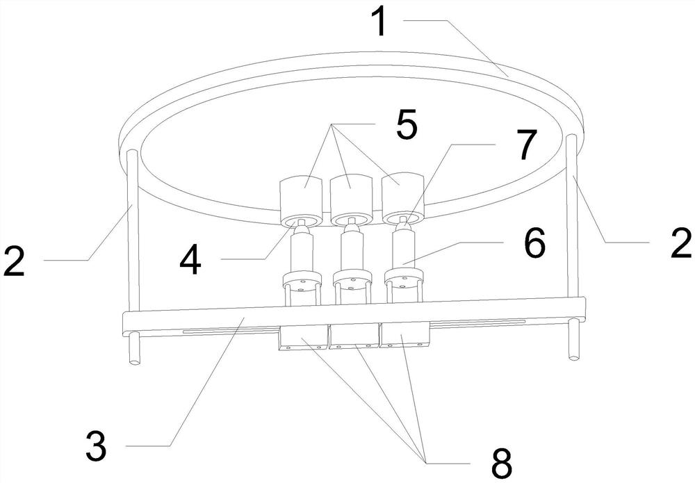 Mirror surface simulation tool capable of adjusting different curvatures